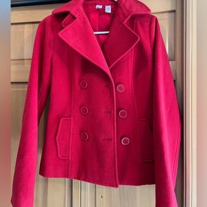 Red Peacoat from BP Nordstrom